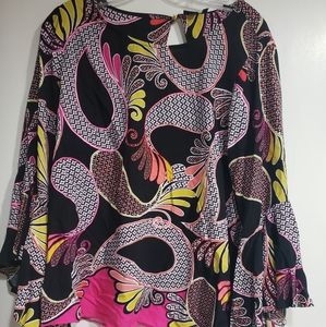 Womans multi colored blouse